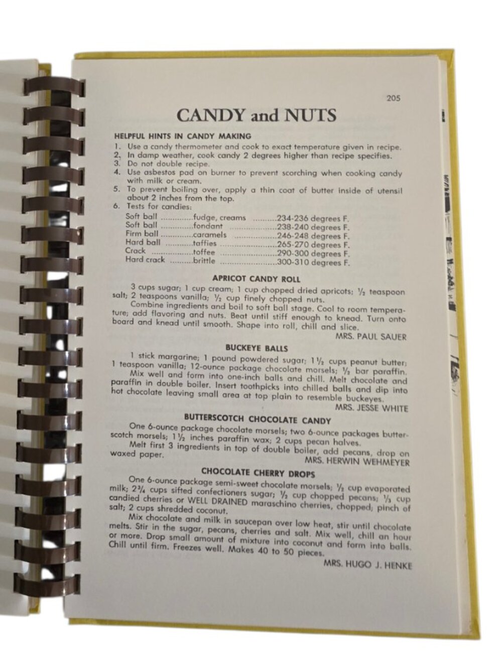 Vintage Fredericksburg TX Home Kitchen Cookbook 12th Ed Spiral PTA Recipes - Picture 6 of 13